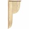 Ekena Millwork Crestline Rough Sawn Corbel w/Backplate, Douglas Fir, 8"W x 14"D x 30"H COR08X14X30CRE01RDF - alternate 3